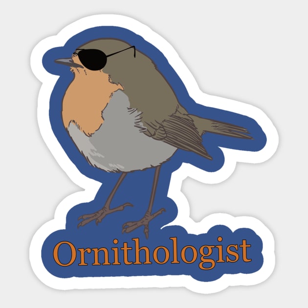 Ornithologist Sticker by SpassmitShirts